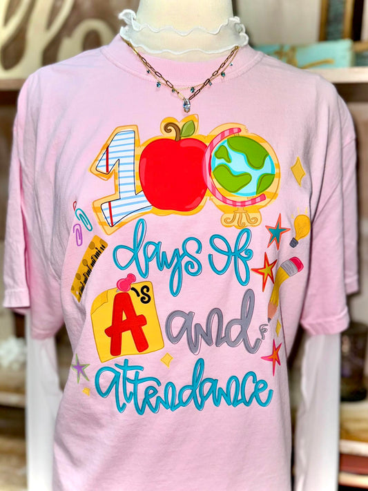 100 Days of A's and Attendance