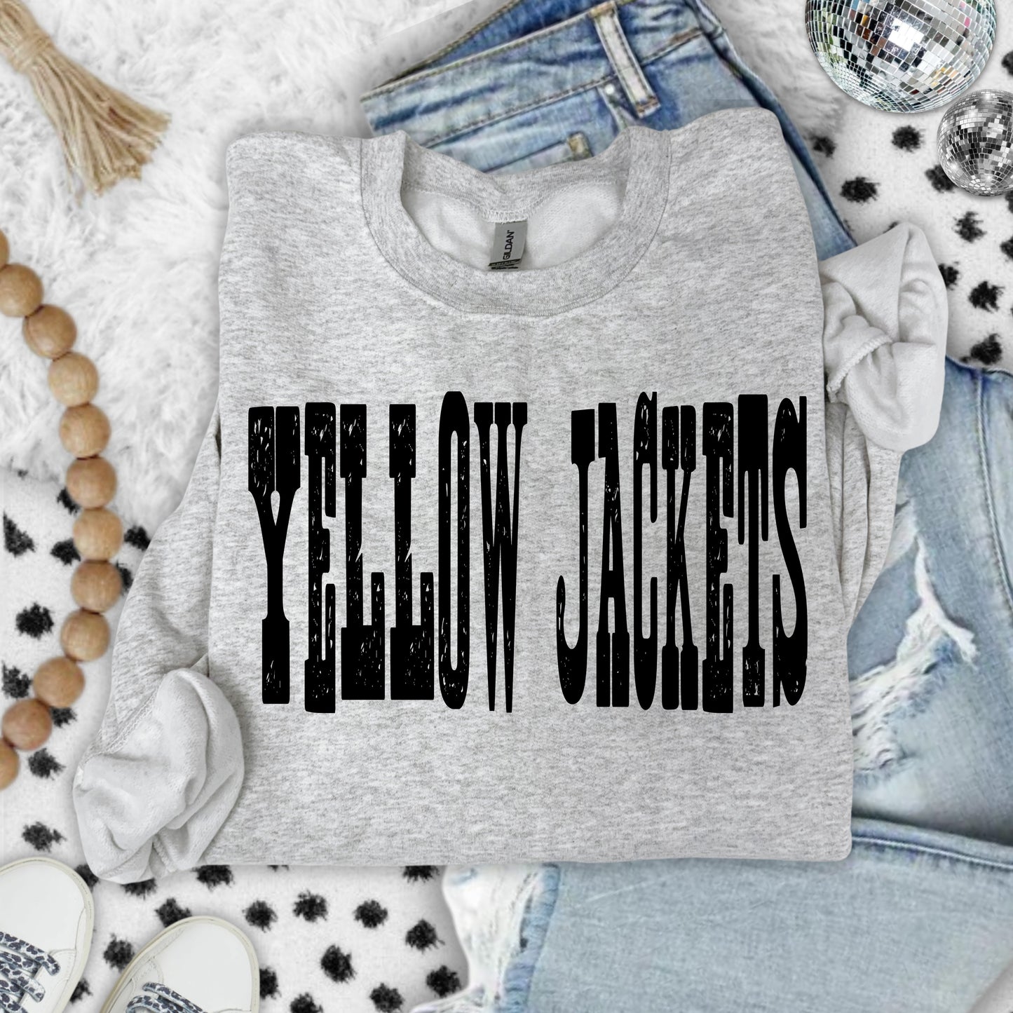 Mixed Up Mascots in Black or White Font