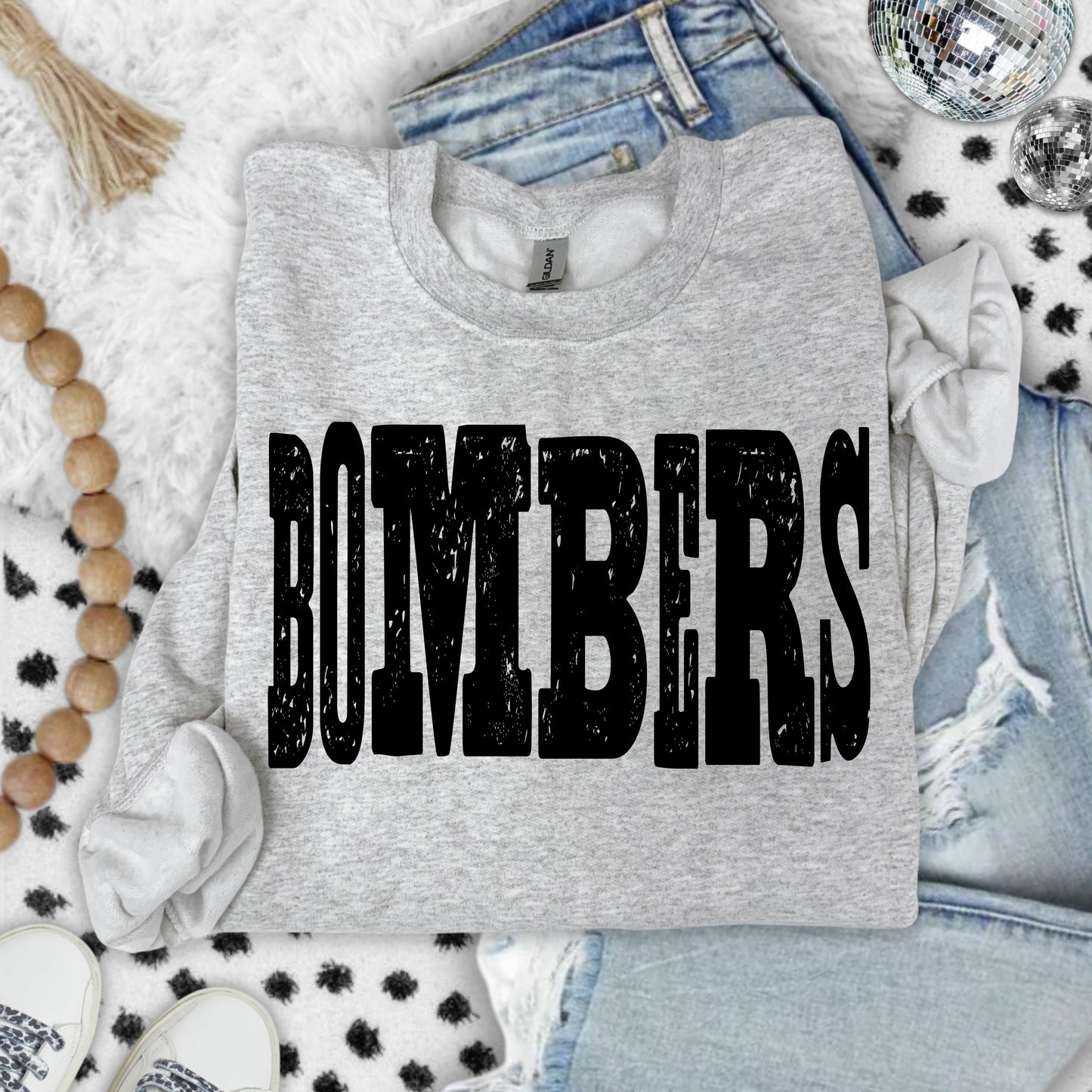 Mixed Up Mascots in Black or White Font