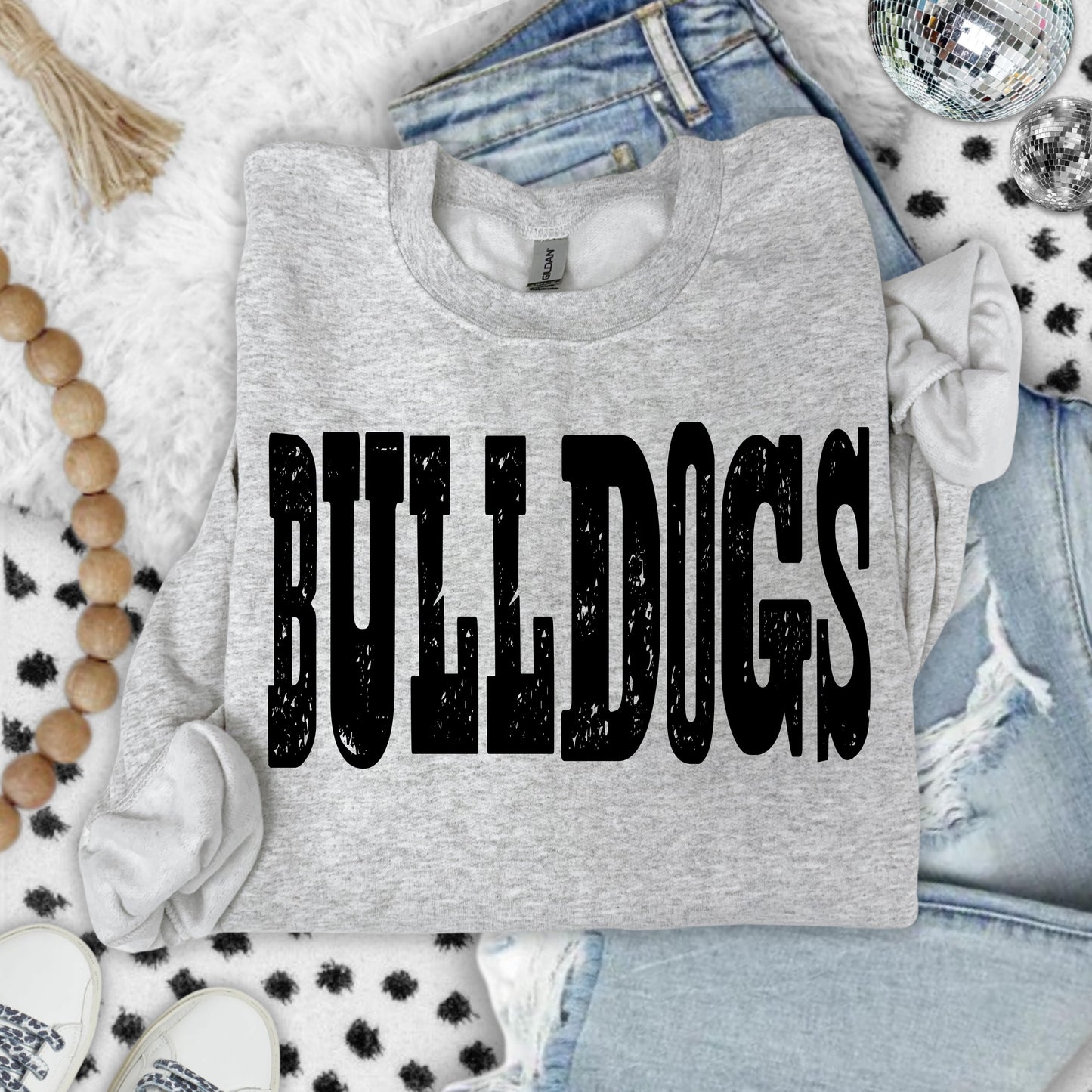 Mixed Up Mascots in Black or White Font