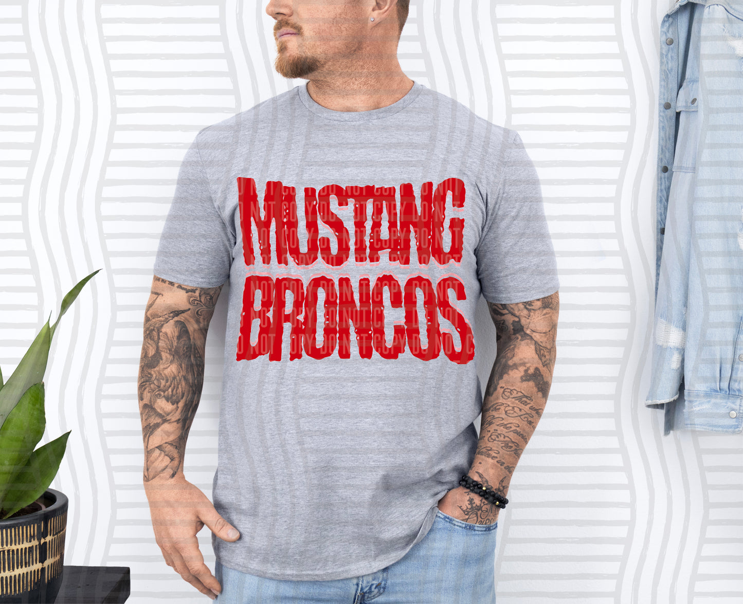 Distressed Block Font Mascots
