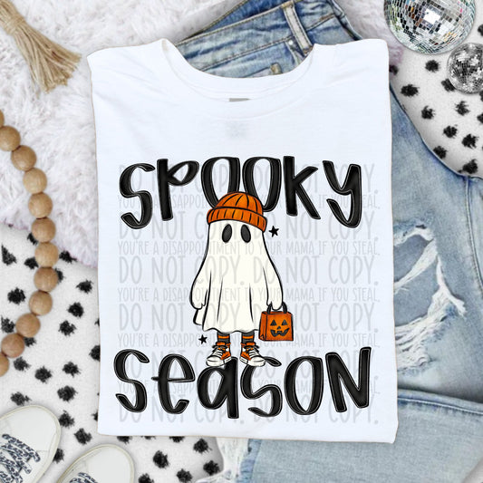 Spooky Season Ghost Orange