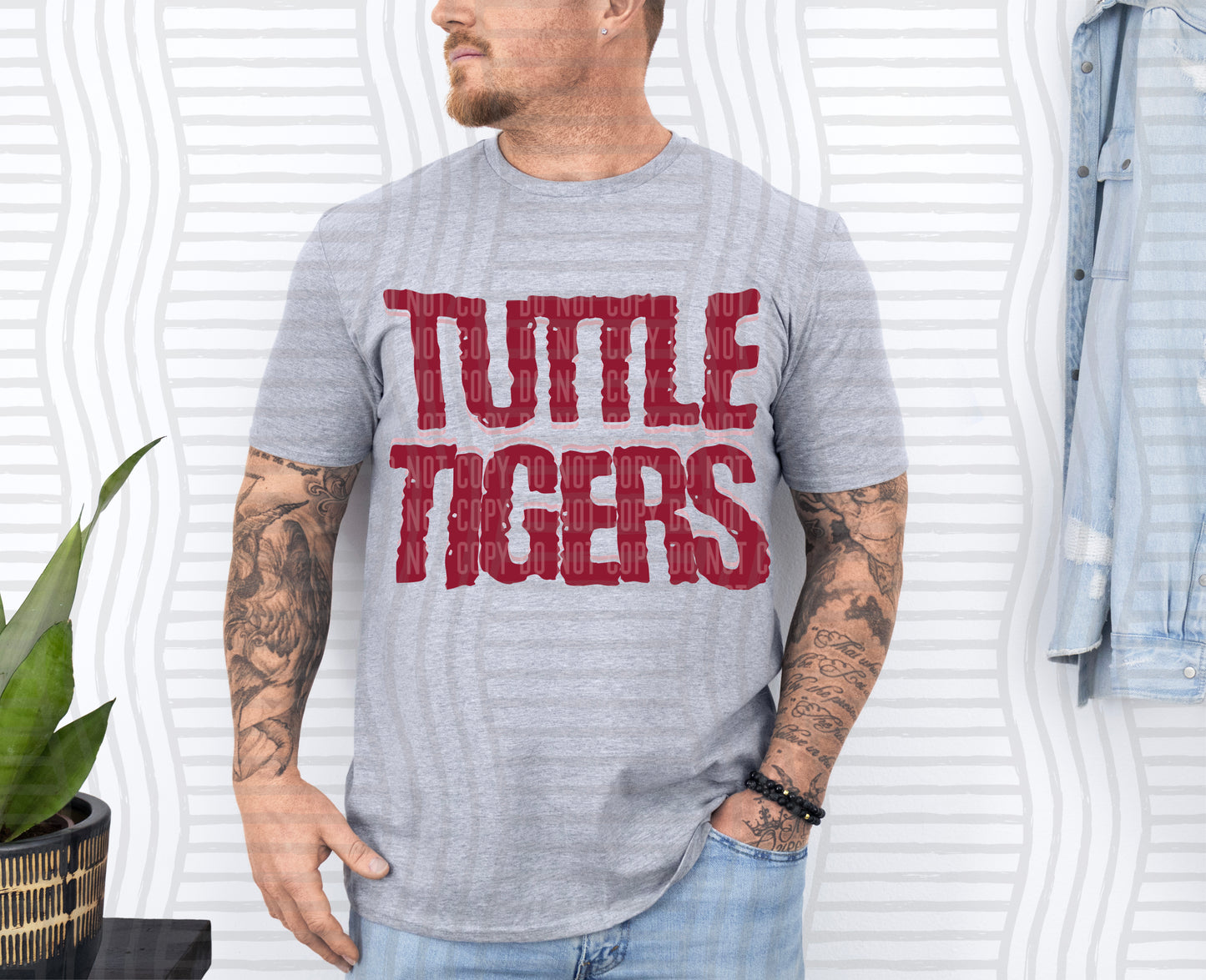 Distressed Block Font Mascots