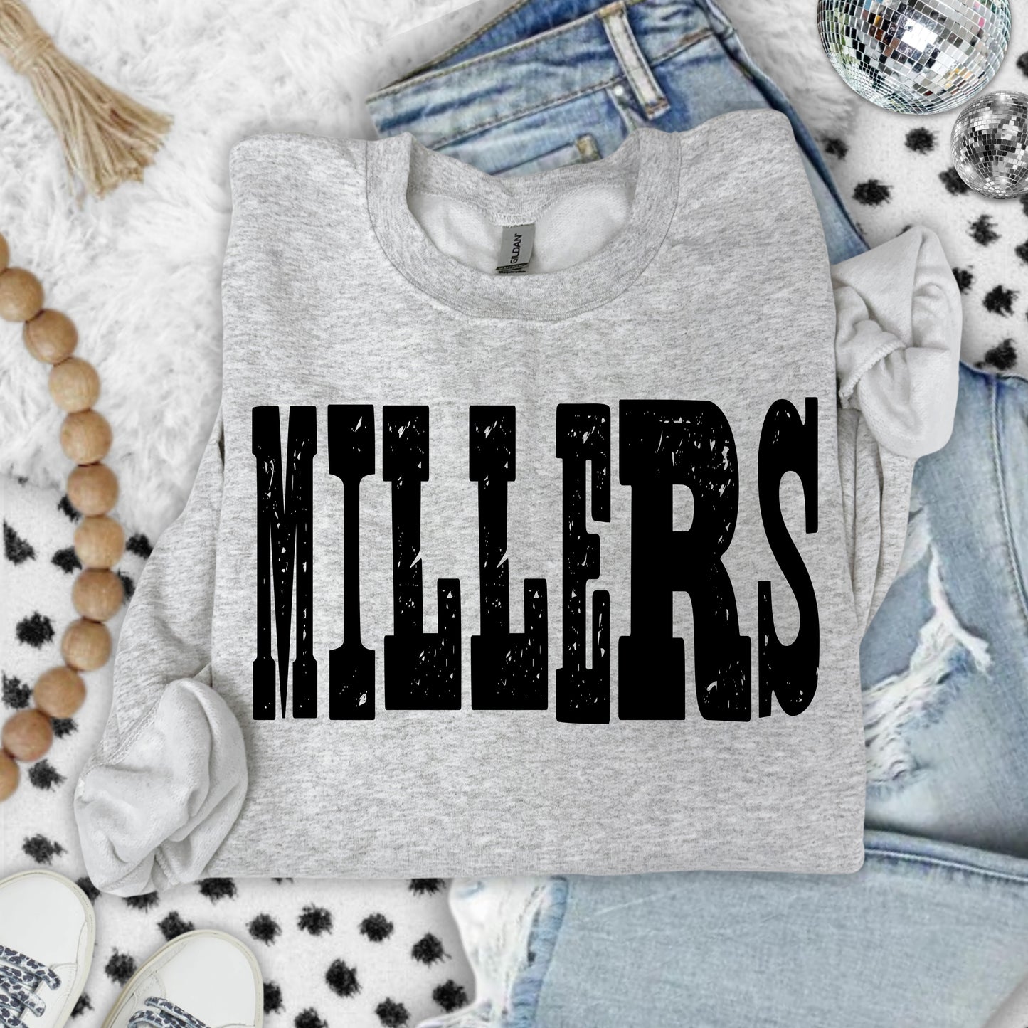 Mixed Up Mascots in Black or White Font