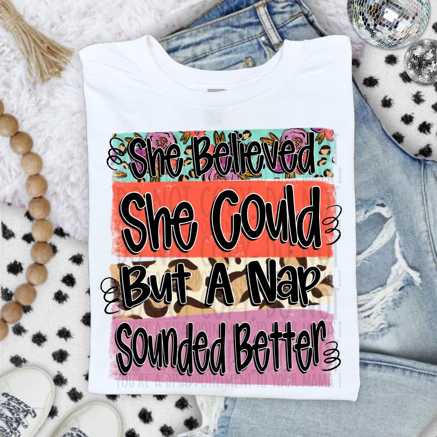 She Believed She Could But A Nap Sounded Better