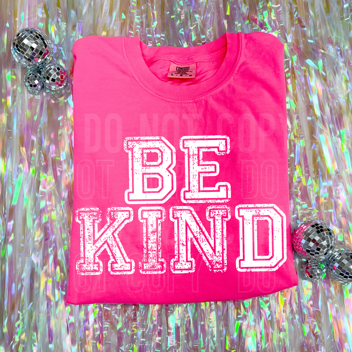 Be Kind White Font