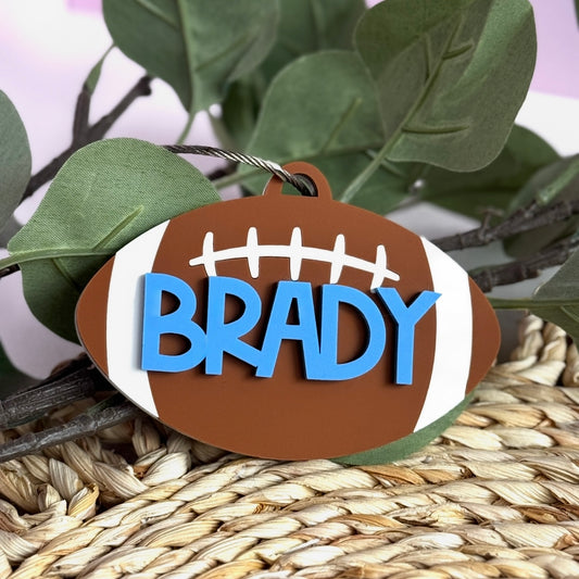 Football Bag Tag