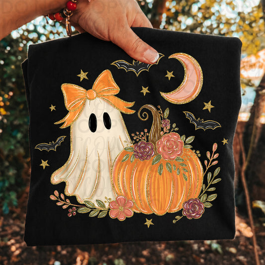Cute Pumpkin Ghost