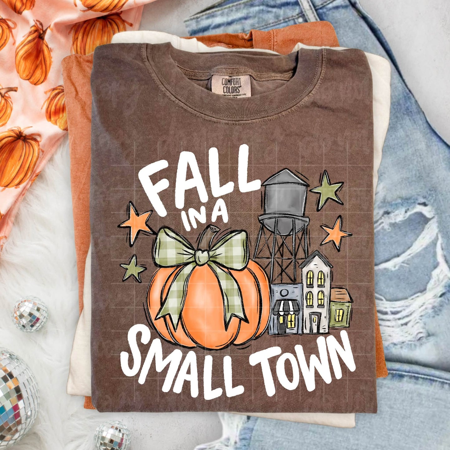 Fall In A Small Town (Add your town and zip code available)