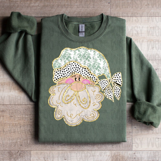 Fancy Santa Green