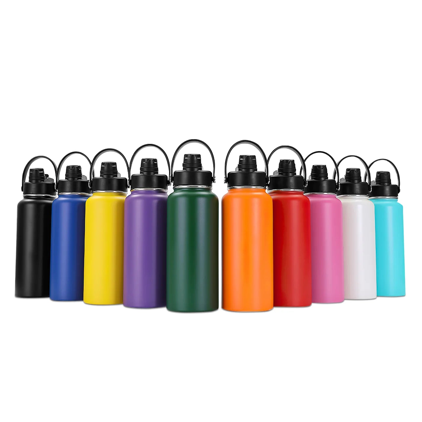 32oz Customizable Engraved Insulated Hydro Jug with 2 in 1 Handled Lid