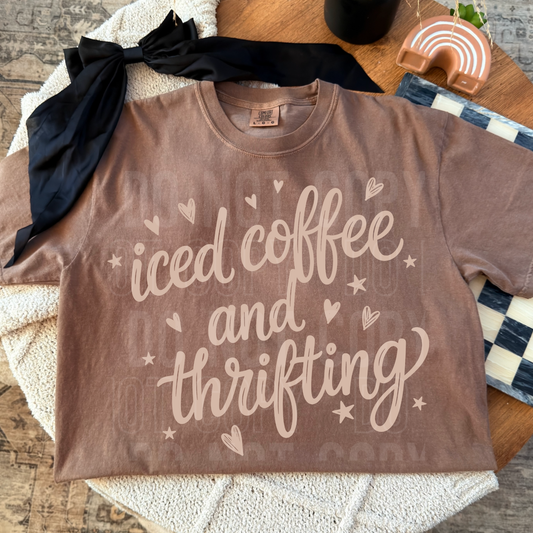 Iced Coffee and Thrifting