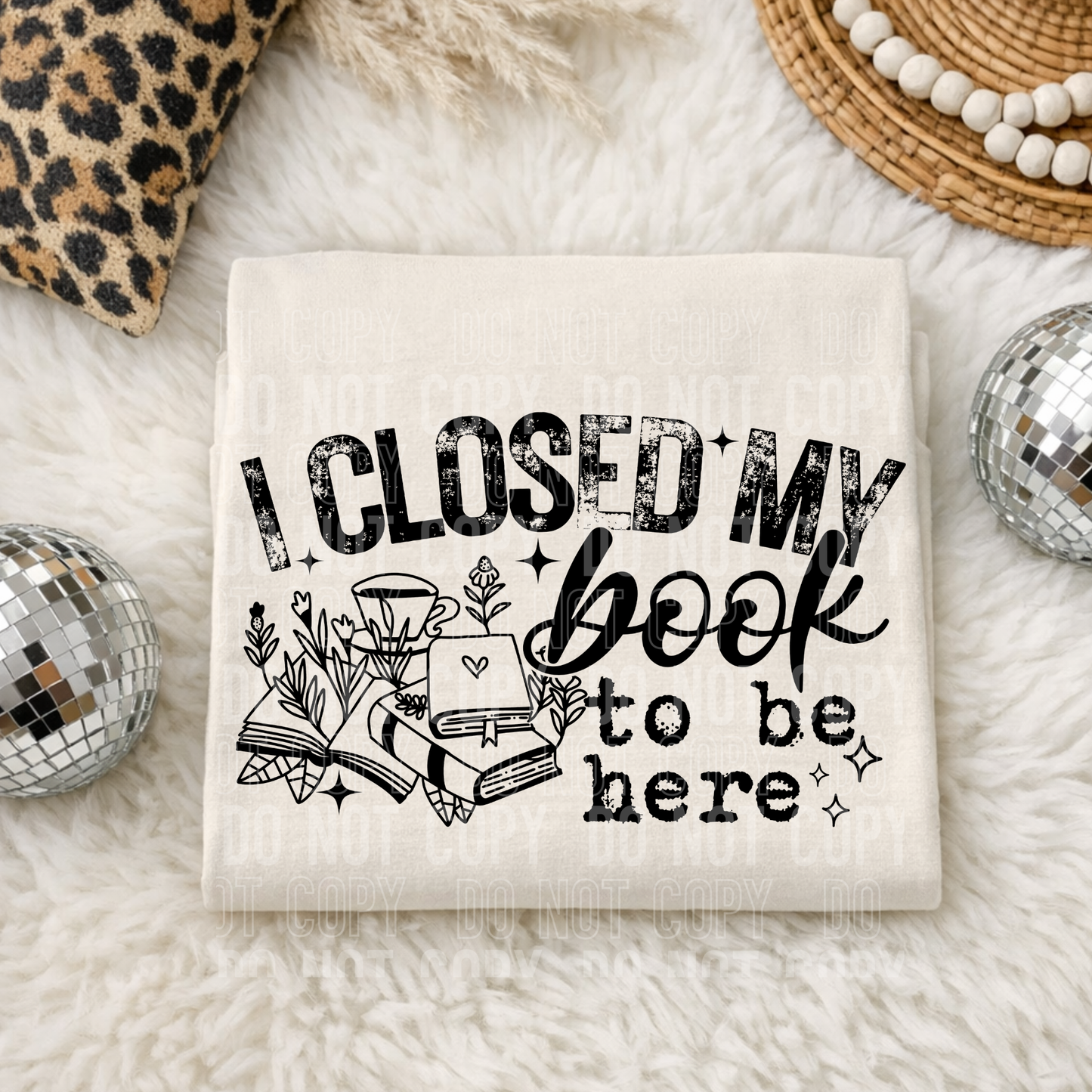 I Closed My Book To Be Here
