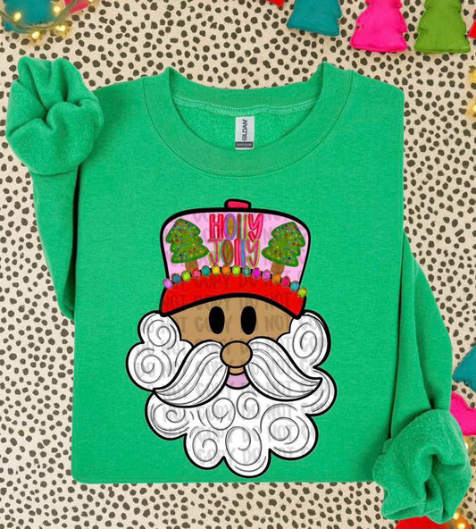 Santa Holly Jolly Hat