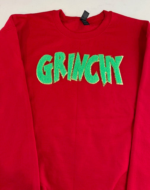 Grinchy Chenille Patch