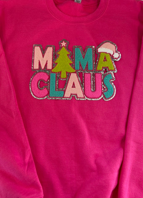 Mama Claus Chenille Patch