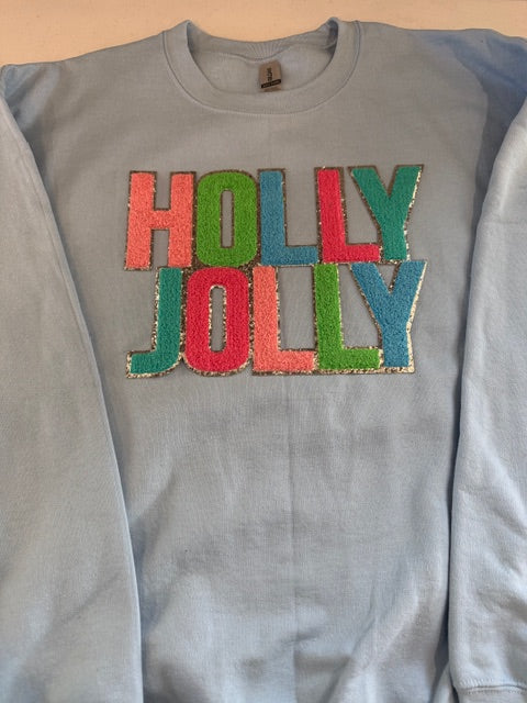 Holly Jolly Chenille Patch