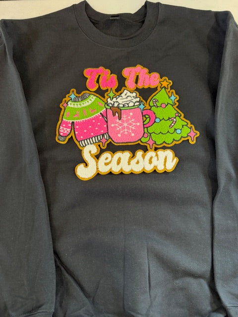Tis The Season Chenille Patch