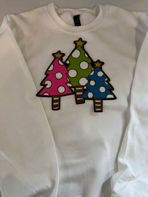 Tree Trio Chenille Patch