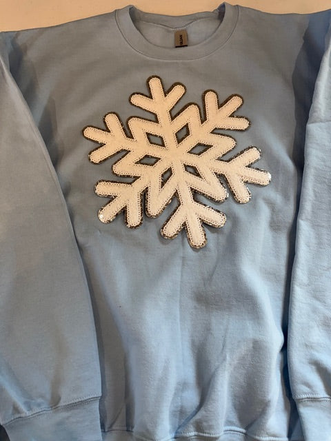Snowflake Chenille Patch
