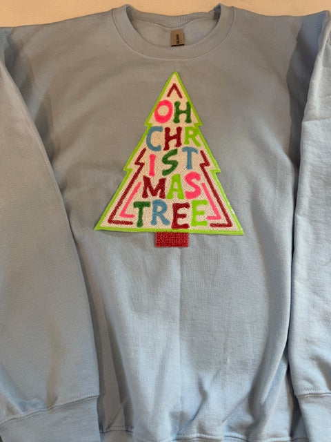 Oh Christmas Tree Sequin Patch