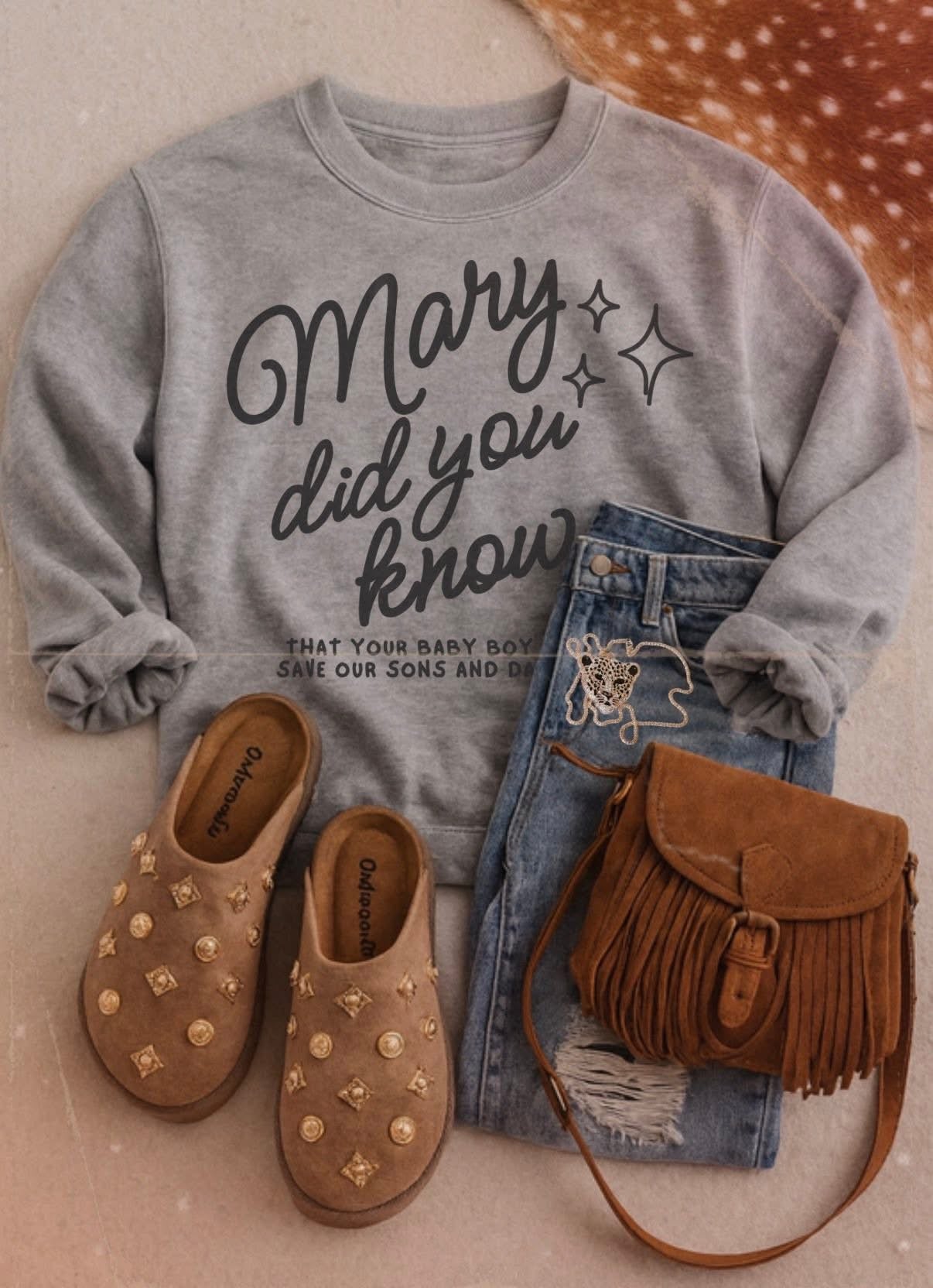 Mary Did You Know Black Font