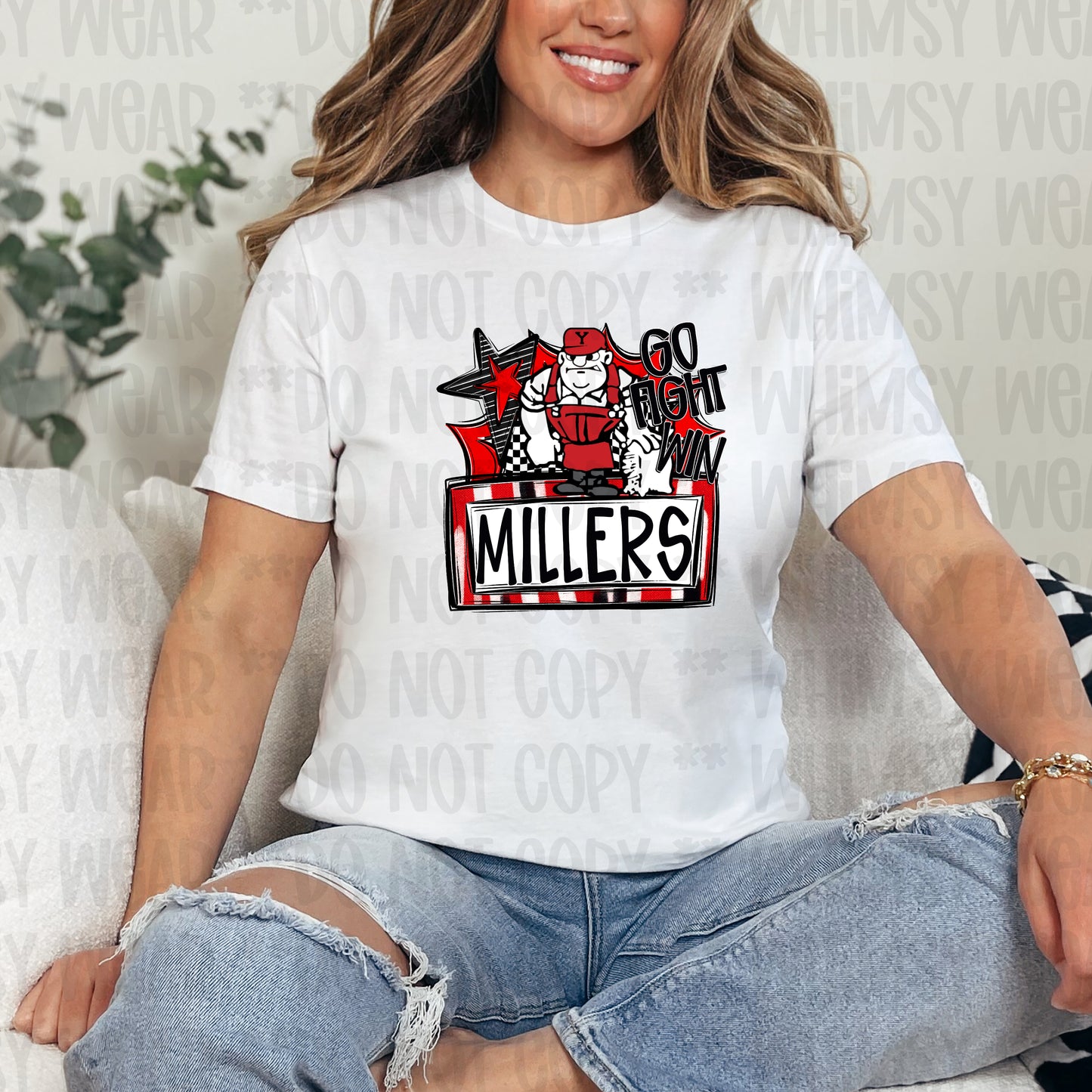 Go Fight Win Mascot (Customizable)