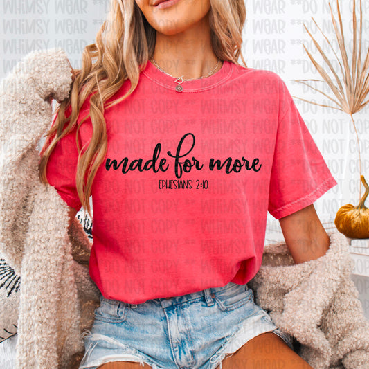 Made For More