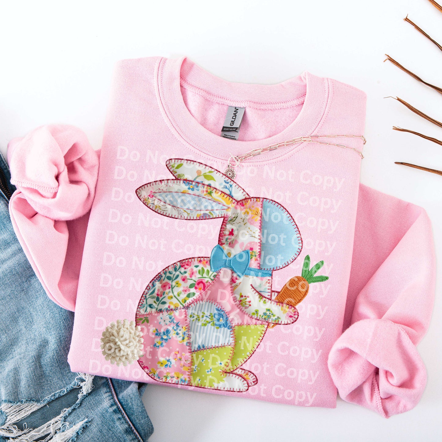 Patchwork Bunny With Carrot