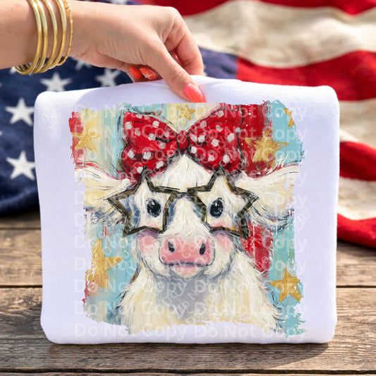Patriotic Cow