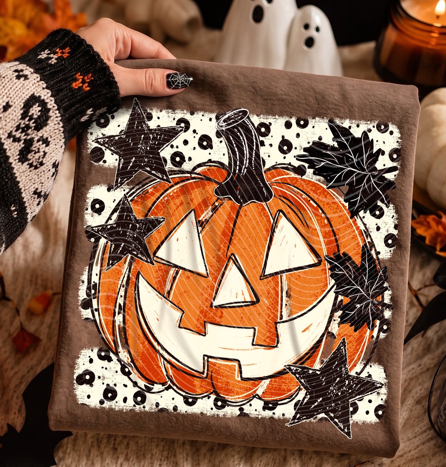 Striped Jack-O-Lantern