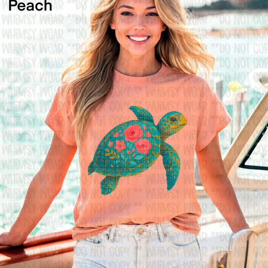Floral Turtle
