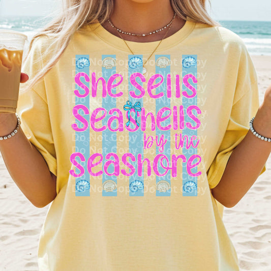 She Sells Seashells Neon