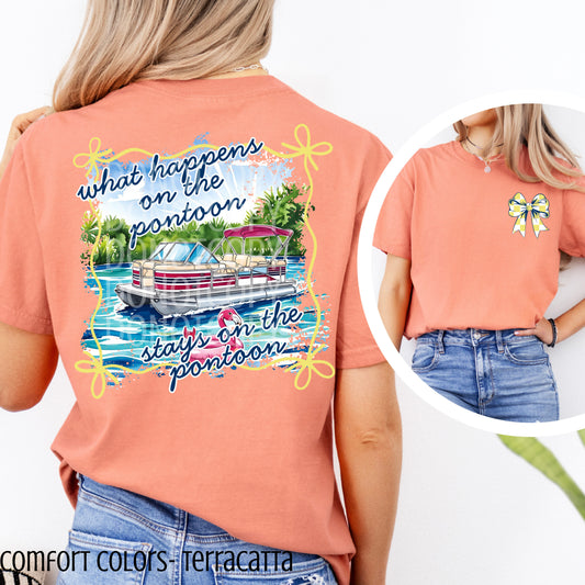 What Happens On The Pontoon (2 Sided)