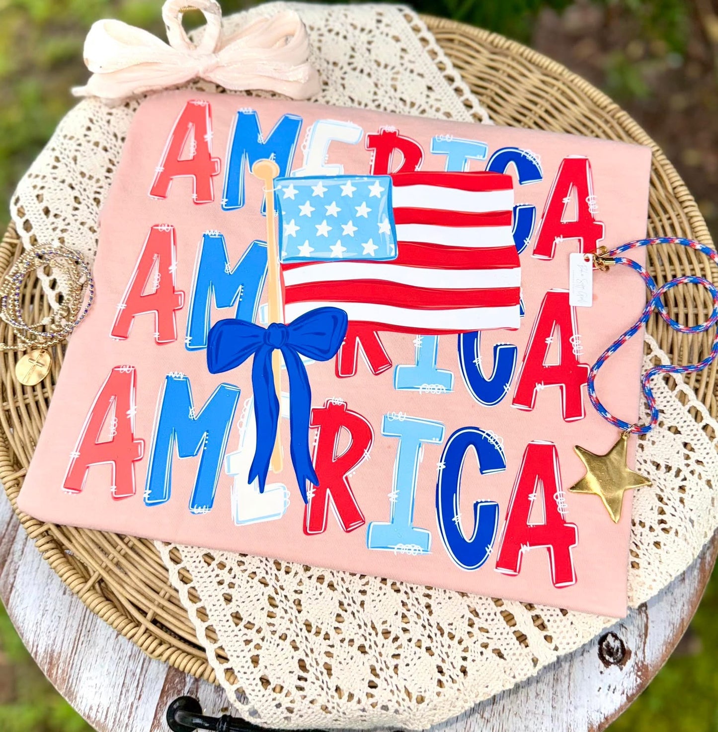 America Stacked Flag