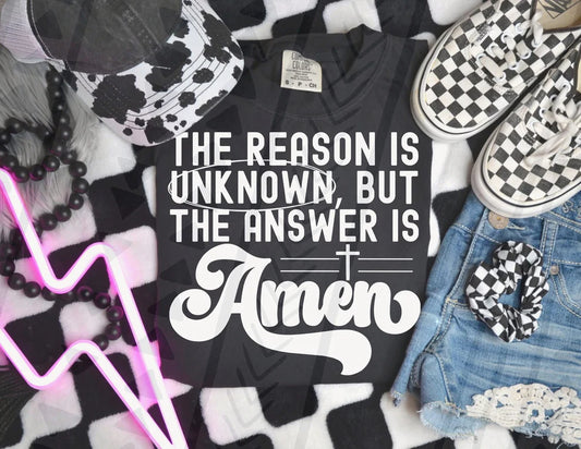 The Answer Is Amen
