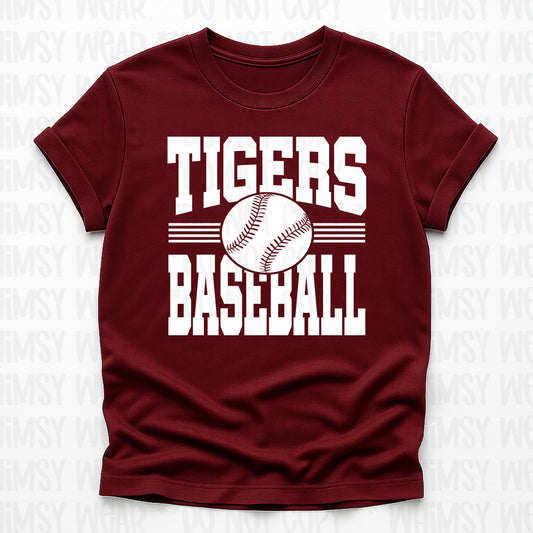 Tigers Baseball Distressed