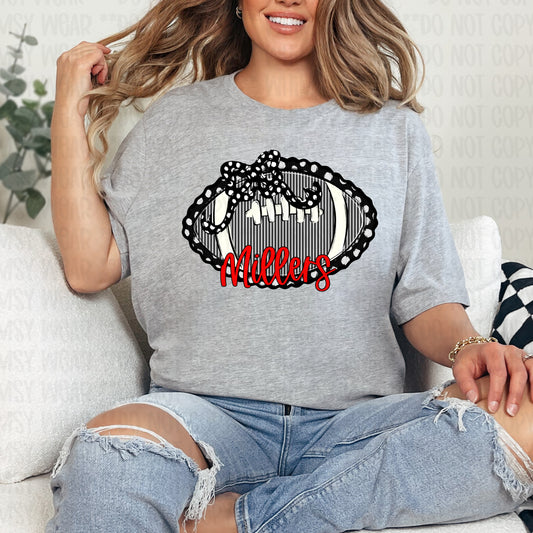Seersucker Football (Customizable)