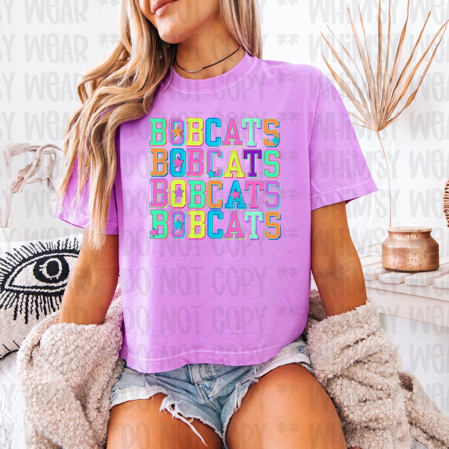 Neon Mascot Stacked (Customizable)