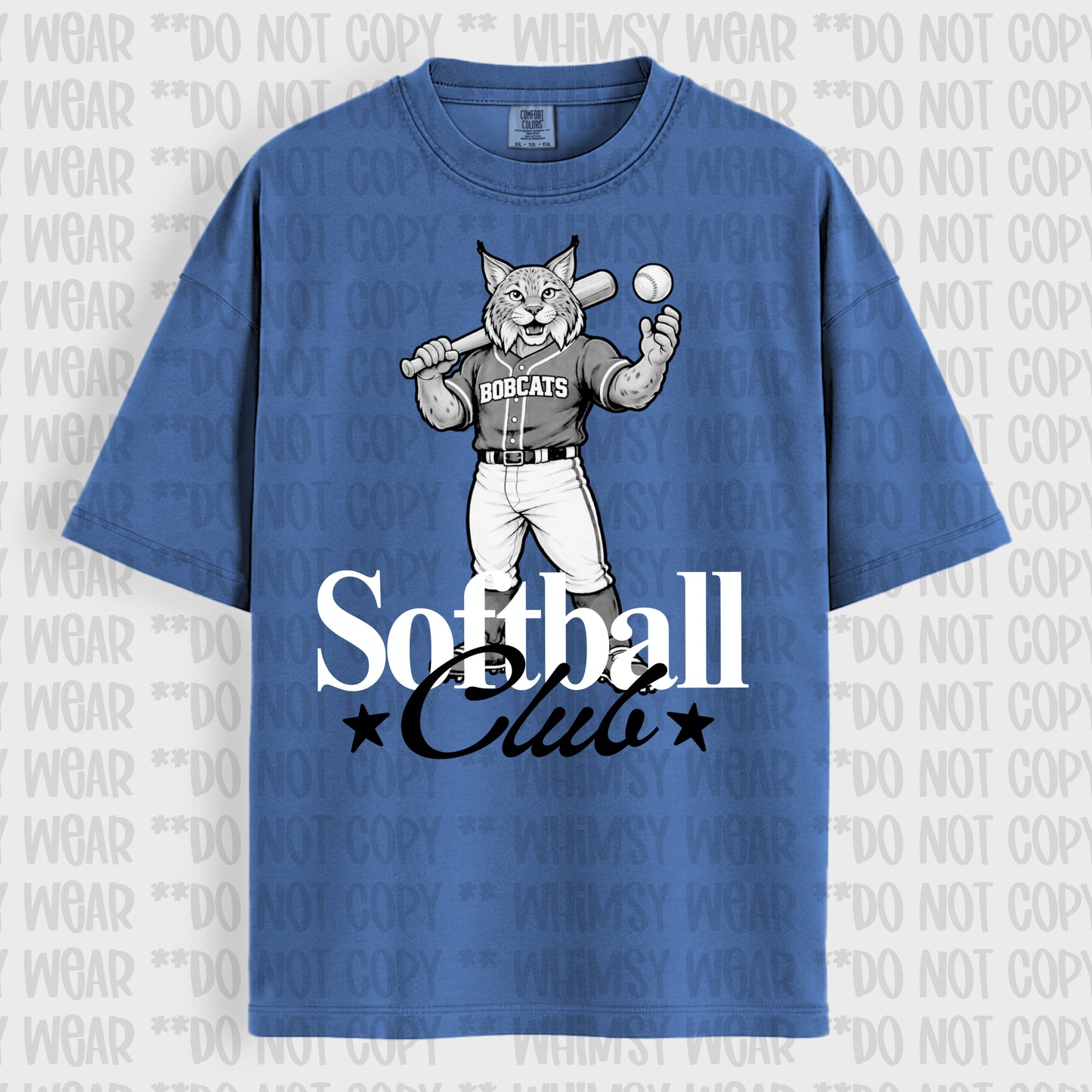 Softball Monotone Mascots