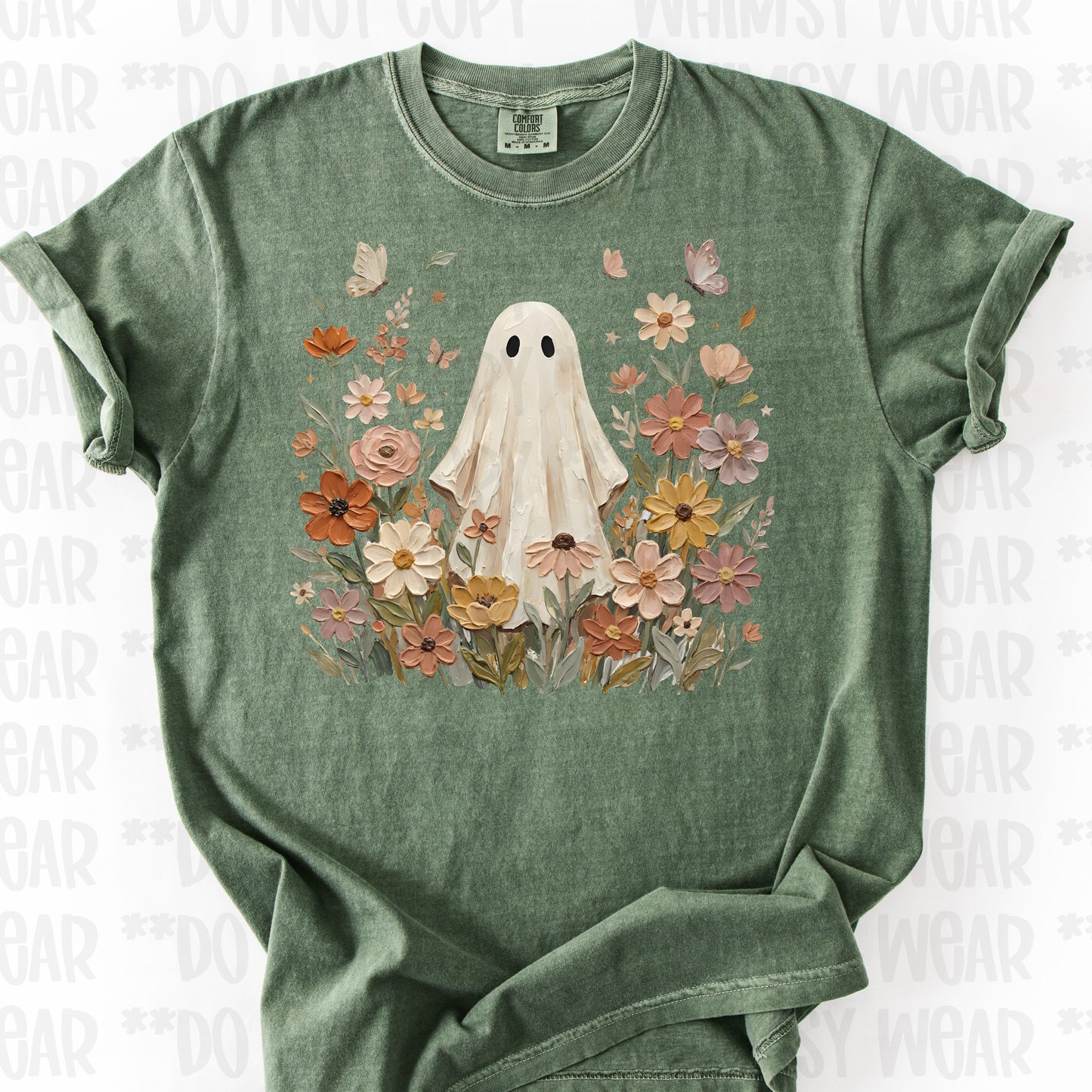Fall Floral Boho Ghost