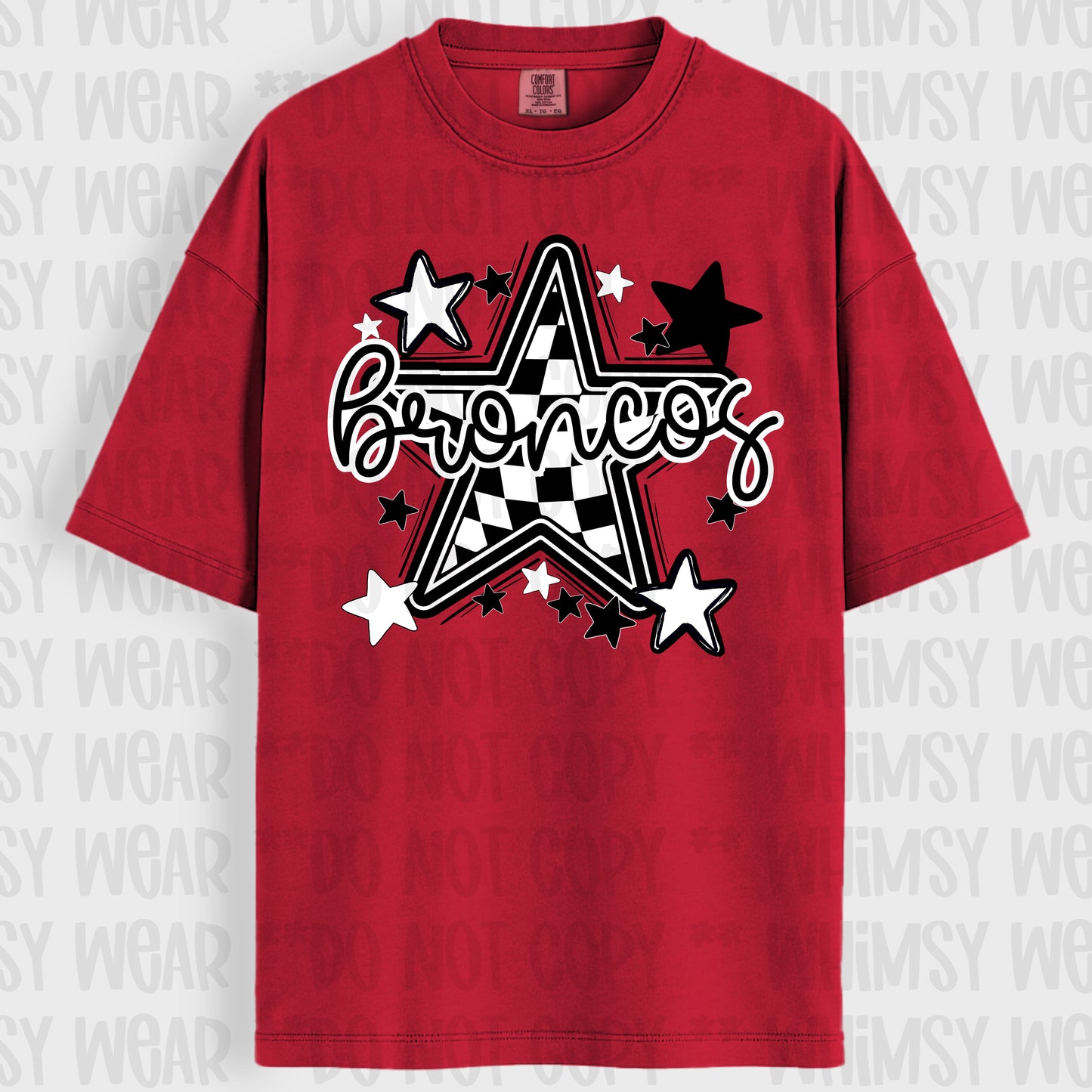 Checkered Star Mascots