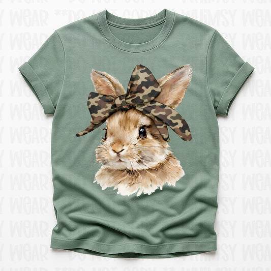 Camo Bow Bunny