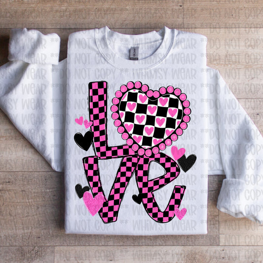 Checkered LOVE