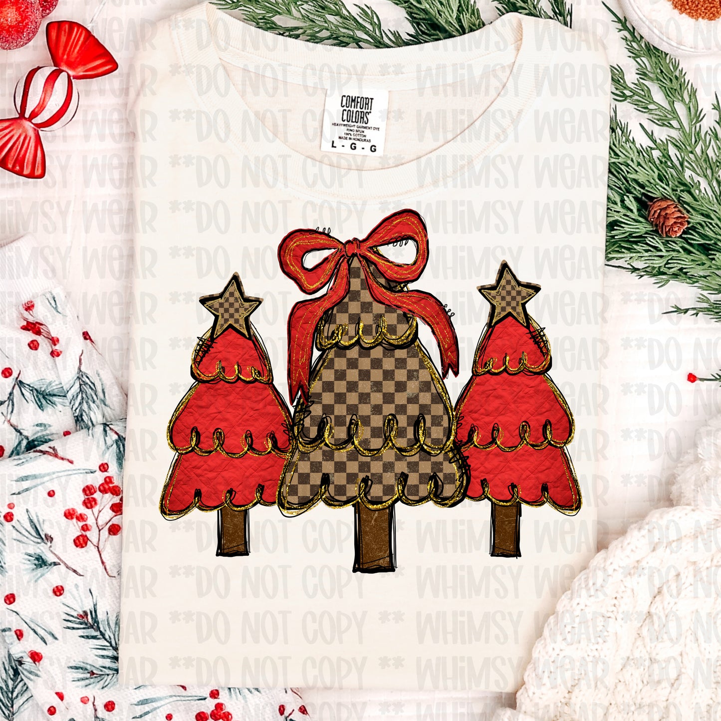 Checkered Tree Trio