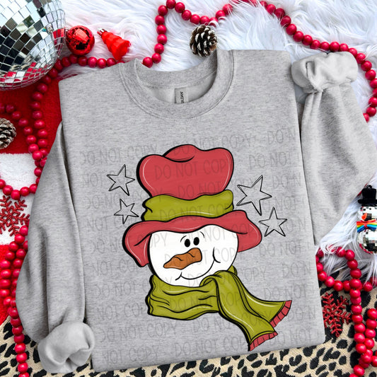 Snowman with Scarf