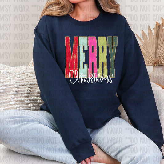 Merry Christmas Varsity Font