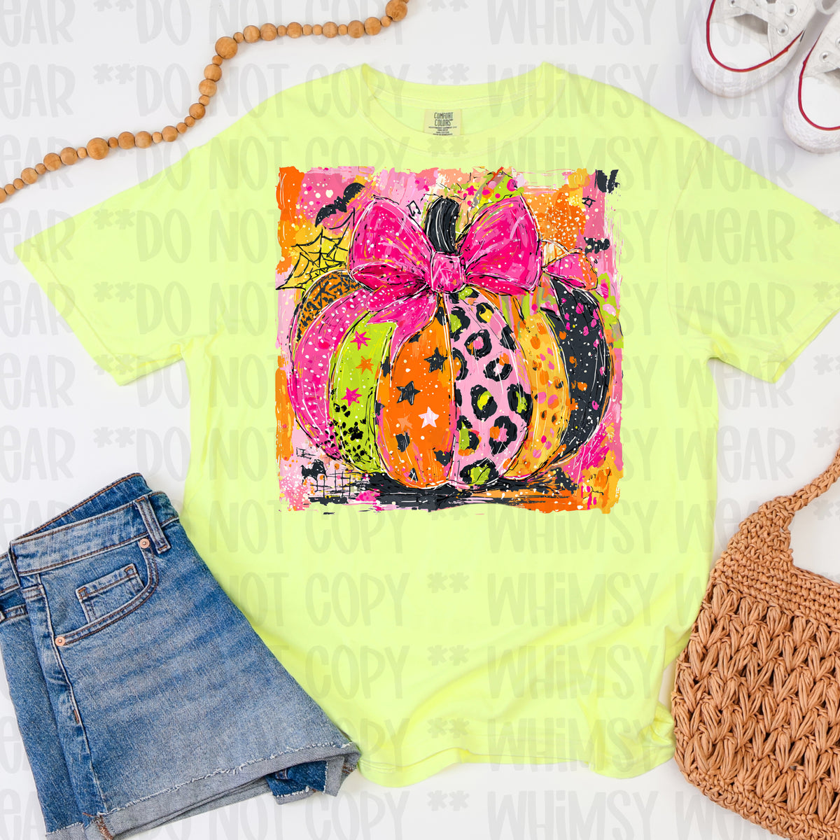 Neon Multi Texture Pumpkin