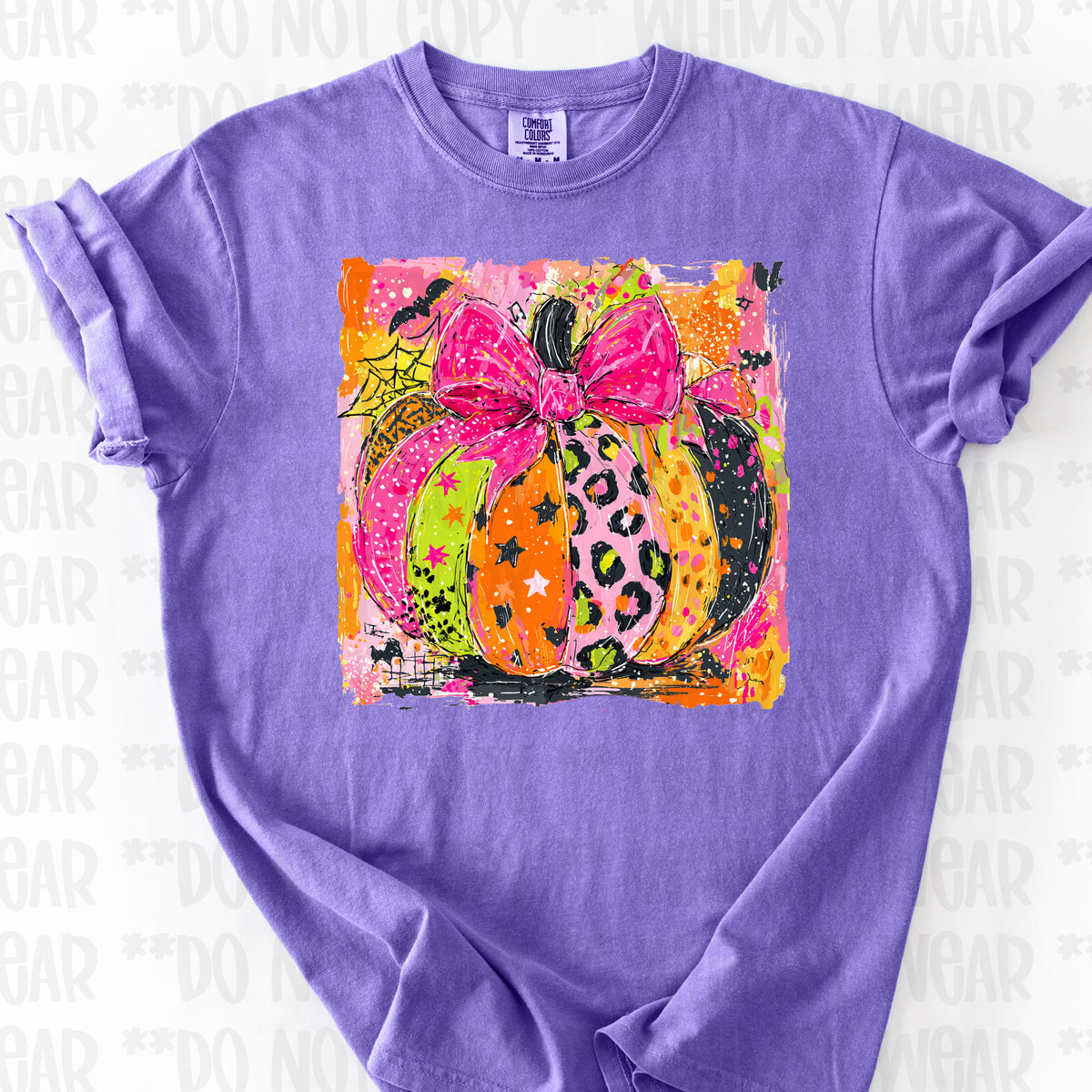 Neon Multi Texture Pumpkin