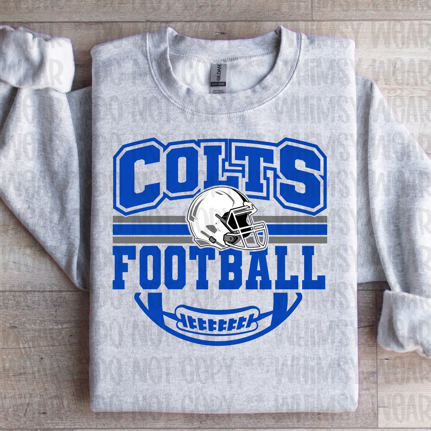 Colts Football in Blue